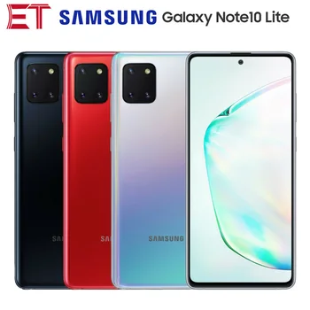 Перейти на Алиэкспресс и купить Глобальный Samsung Galaxy Note10 Lite SM-N770F/DS Dual SIM мобильный телефон 6,7 дюйм8 Гб оперативной памяти 128 ГБ ROM OctaCore 4500 мАч NFC Android 10 чехол для телефона