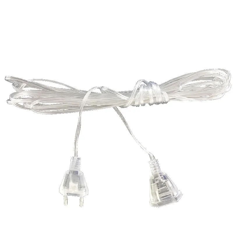 

Light String Cable Cord Extension Extension Lamp Wire 3.0M for LED Light String Lighting Transparent Plastic Cable Wedding