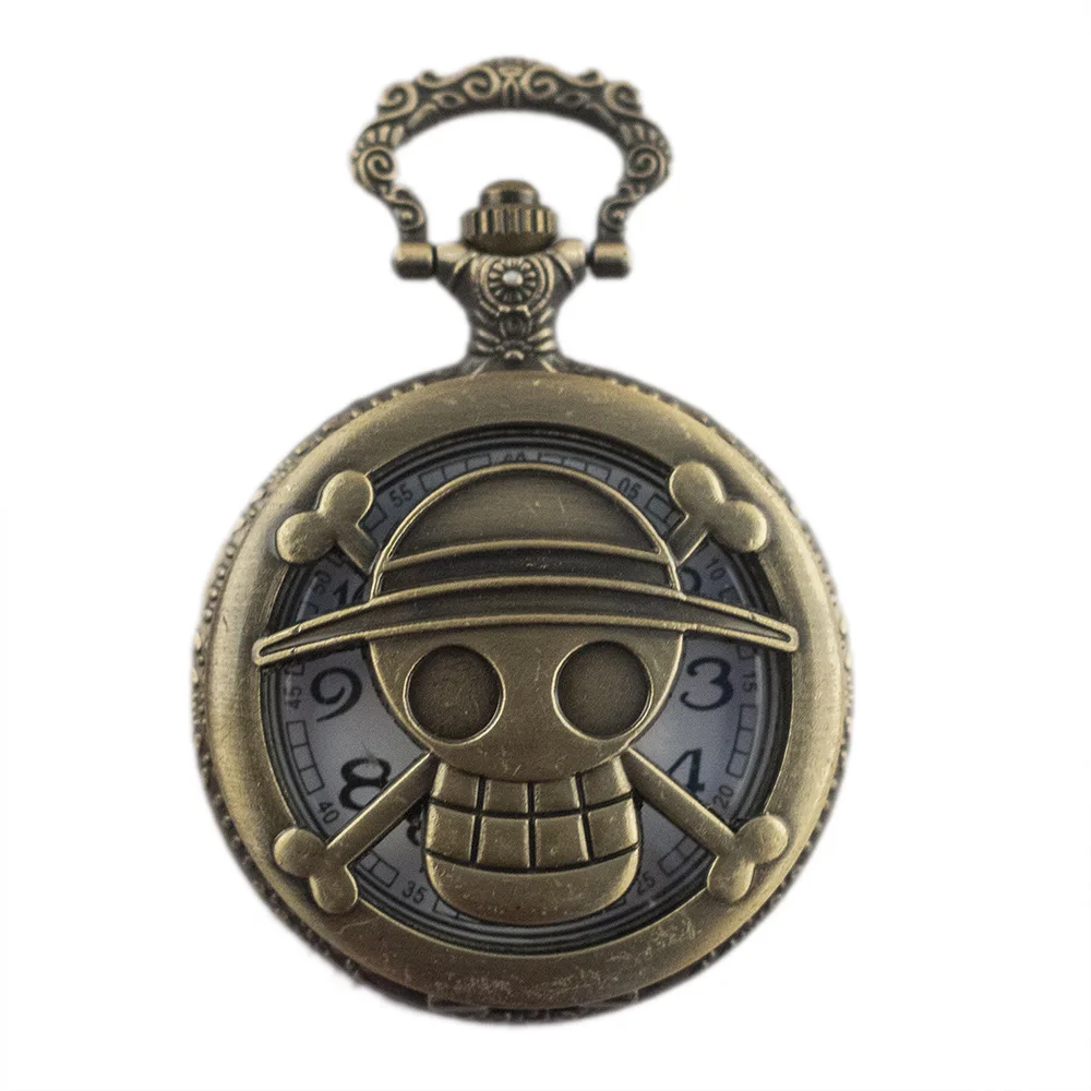 

Skull Necklace Pocket Watch Retro Necklace Quartz Pocket Watch Men And Women Lanyard Watch
