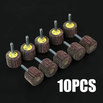 

10pcs 80 Grit Sanding Flap Wheel Disc Polishing Disk Grinder Rotary Sandpaper Metalworking Grinding Tools Equipment