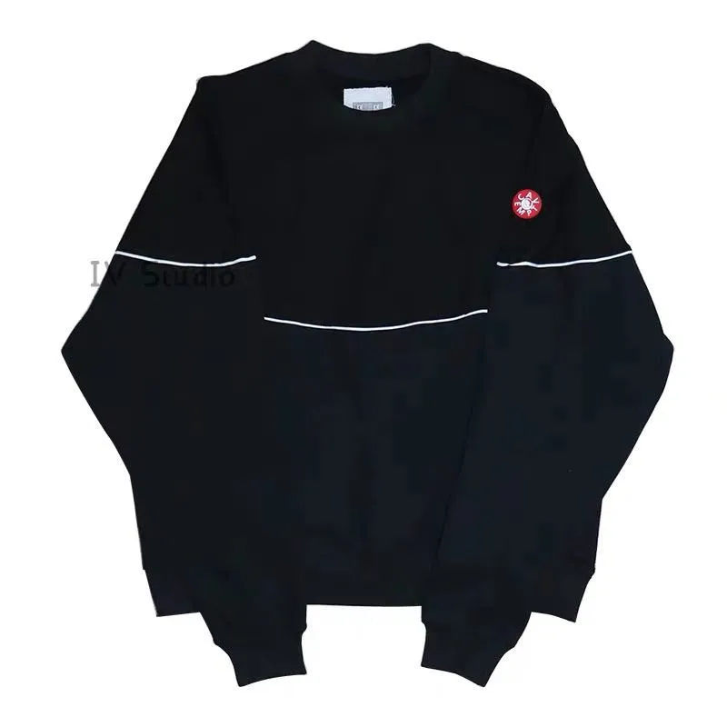 CAV EMPT ライン入り黒スウェット Cav Empt White Line | Cav Empt Sweatshirt | Cav Empt C E