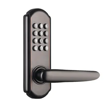

SA18 Digital Password Door Lock Mechanical Code Keyless Entry Door Lock Stainless Steel Waterproof Electronic Lock