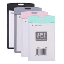 Comix рабочий держатель для карт ID держатель для карт вертикальные PP материал держатели, 1 шт, A7963