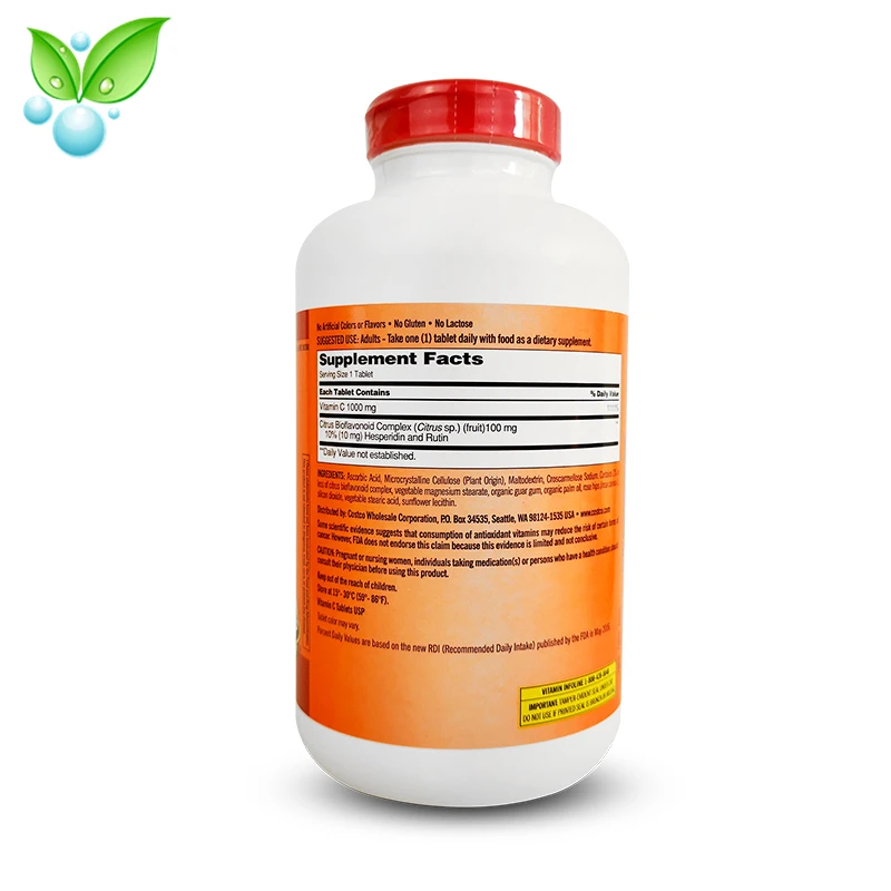 American Original Kirkland High Concentration Vitamin C 1000mg 500 Pieces Of Rosehip Vc Vitamin C Aliexpress