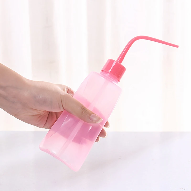 Watering Color Pot 250ml Long Curved Meat Transparent Water Bottle Liquid Container Spray Bottle Kettle Watering 1 Pcs