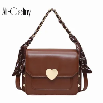 

Bags For Women Brand Original Design Retro Square Bag Fashion Joker Chain Lock Messenger Bag