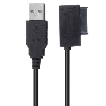 

New Arrival 1pc 35CM USB 2.0 to 7+6 13Pin Slim SATA/IDE CD DVD Rom Optical Drive Cable Converter Adapter for Computer Parts