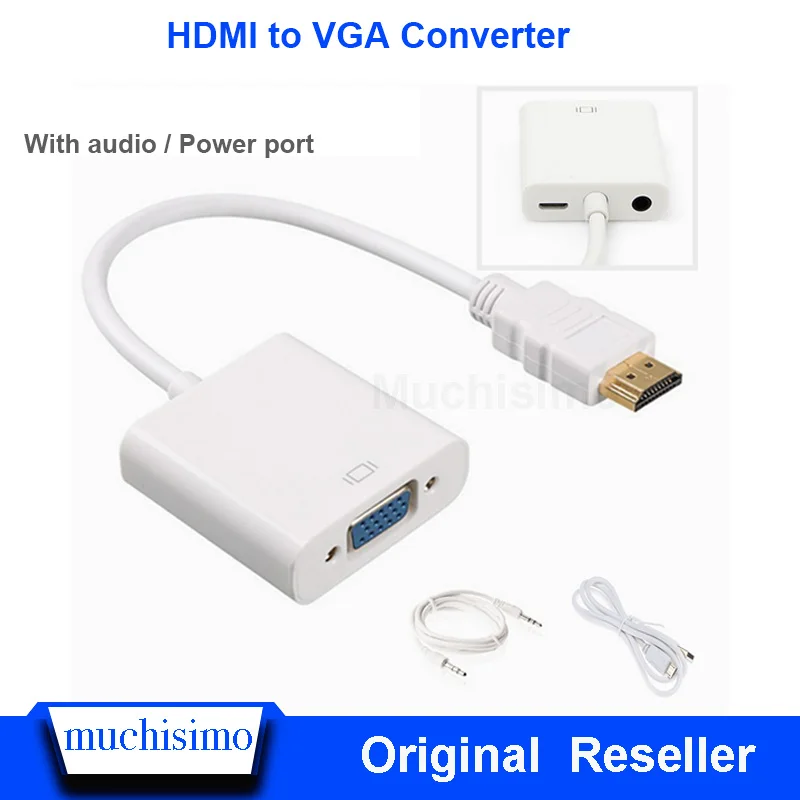 Raspberry Pi HDMI в VGA конвертер с аудио/портом питания для ТВ ноутбук макетная