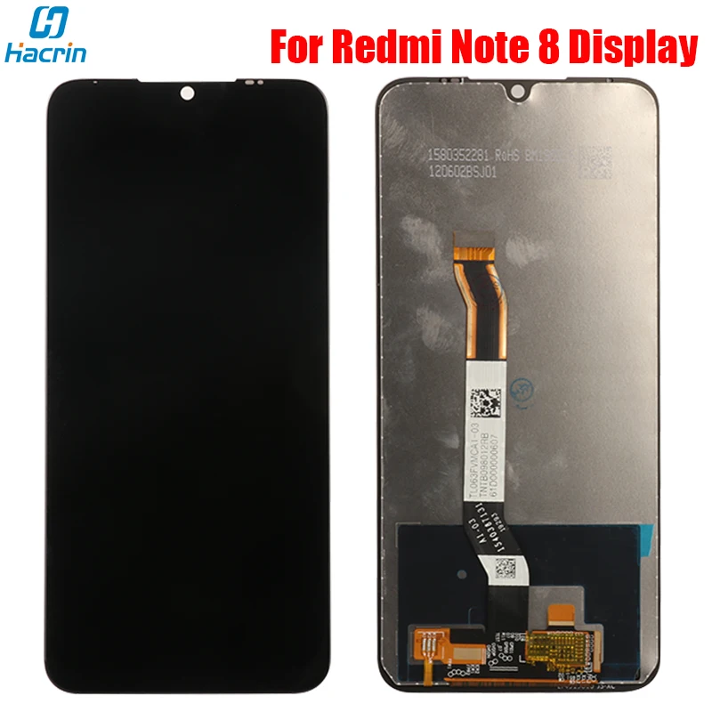 

Display For Xiaomi Redmi Note 8 LCD Display+Touch Screen Digitizer LCD Glass Panel Replacement For Redmi Note 8 LCD Display
