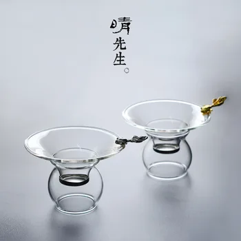 

Originality Heat-resisting Glass Tuba Tea Transparent Tea Filter Screen Tea Filter Screen Filter Kung Fu Tea Have Parts Tea