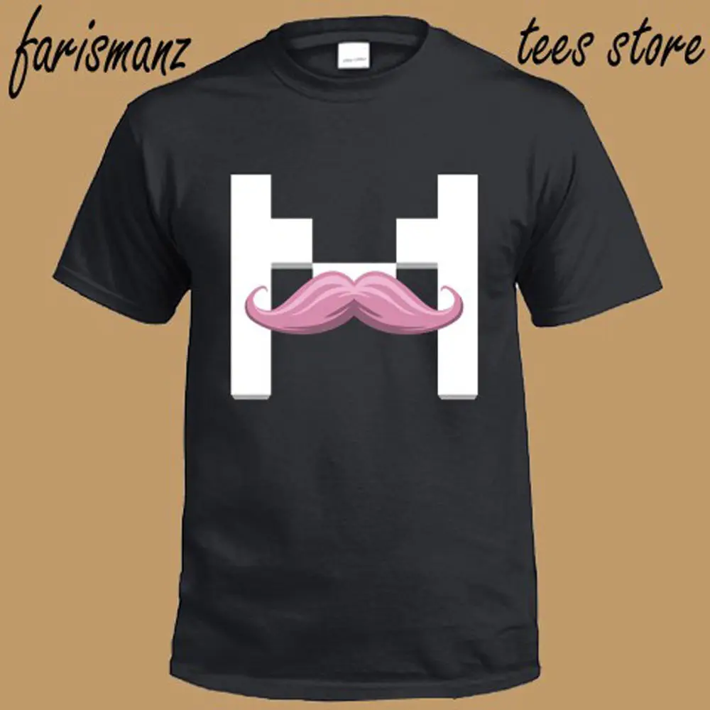 Новая мужская черная футболка с логотипом Markiplier Marfstache Размер S до 3XL 2019 модная из