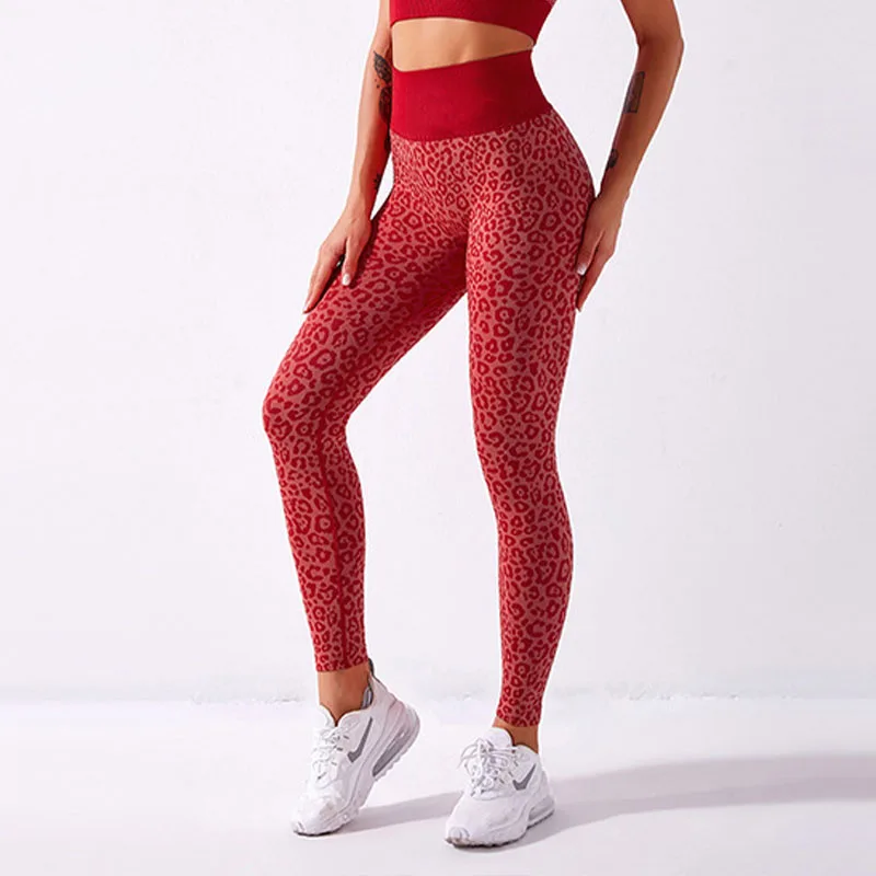 capri leggings Push Up Leopard Leggings Women Seamless Fitness Legging Scrunch Printed Gym Leggins High Waist Workout Sport Legin workout leggings