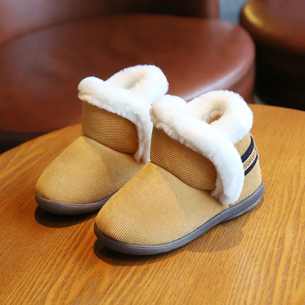 winter Baby shoes boots Girls Boys Solid Bling Cotton Fabric Winter Warm Sport Short Snow Boots Shoes kids winter boots ботинки
