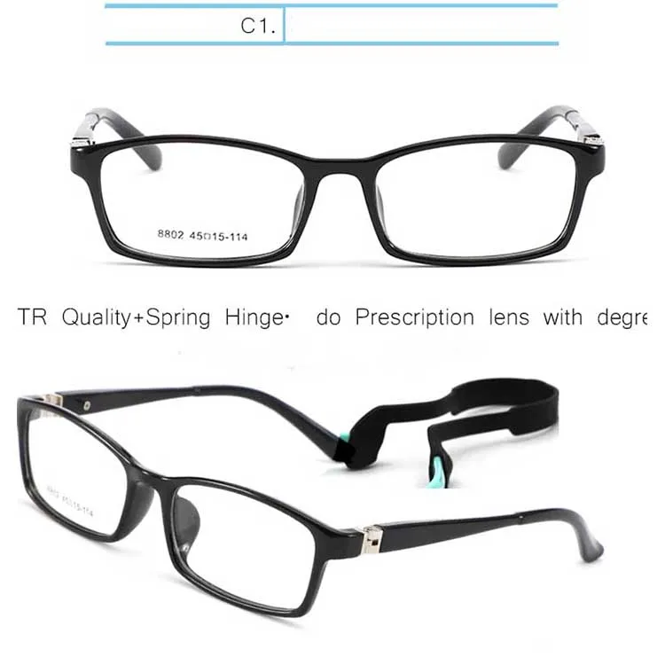 C1 IVSTA, детские очки с ремешком, для детей, очки TR, гибкие, для детей, для мальчиков и девочек, близорукость, оптическая, амблиопия, по рецепту, розовые, для малышей - Цвет оправы: C1
