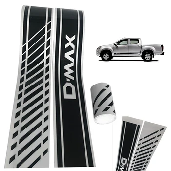 

2pcs/Set Car Stickers Gradient Side Stripe Graphic For 2016 ISUZU DMAX Beast PICKUP Vinyl Hot Sale Durable