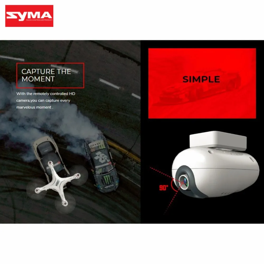 Syma X8PRO 2,4G gps позиционирование FPV RC Дрон Квадрокоптер с 720P HD Wifi регулируемая камера в реальном времени высота удерживает Безголовый hi