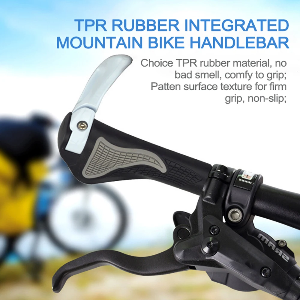 Удобные велосипедные ручки TPR резиновая интегрированная MTB велосипедная ручная