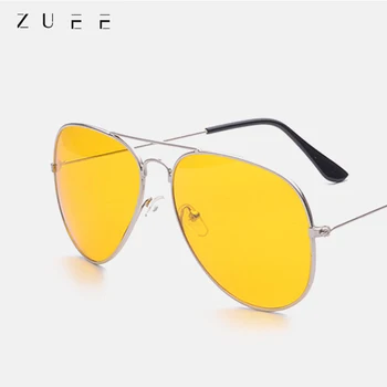 

ZUEE Anti-glare Polarizer Sunglasses Copper Alloy Car Drivers Night Vision Goggles Polarized Driving Glasses Auto Accessories