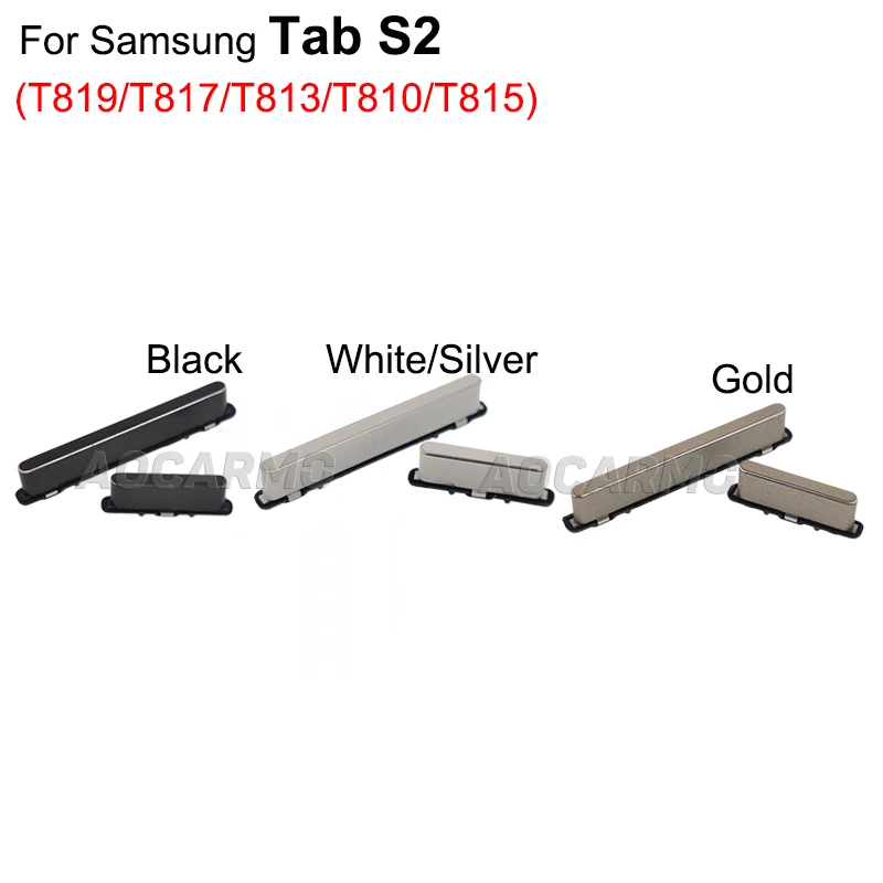 Power On Off Volume Button Side Key Replacement Part For Samsung GALAXY Tab S2 9.7 T810-T819