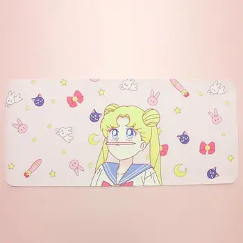 

1pc Hot sale Cartoon Sailor Moon Mouse Pad Keyboard Pad Table mat lovely Mousepad figure toys for kids gift