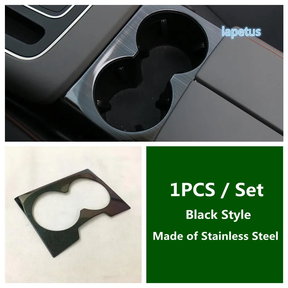 Car Interior Mouldings Central Control Water Cup Holder Panel Trim Cover Accessories 1PCS For Citroen C5 Aircross 2018 - 2021 Car Interior Mouldings Central Control Water Cup Holder Panel Trim Cover Accessories 1PCS For Citroen C5 Aircross 2018 - 2021