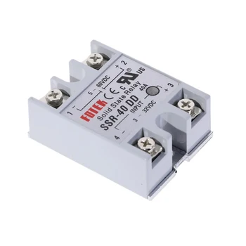 

DC-DC Single Phase Solid State Relay SSR-40DD DC DC SSR Module 40A DD Input Voltage 3-32V DC TO 5-60V DC Output Load SSR 40DD