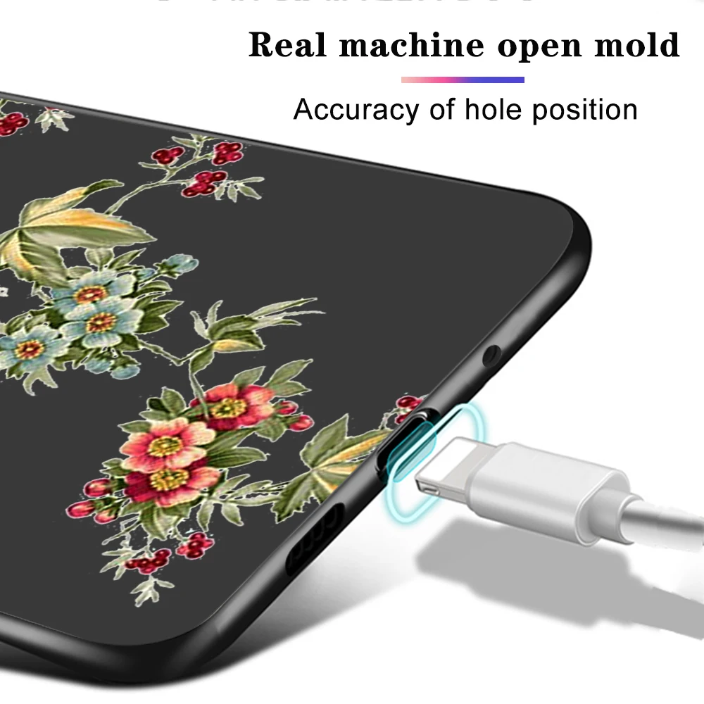 Floral Phone Case for Samsung A50 A40 A70 A51 A71 A20 A20E S10 S20 S9 S8 S7 Edge Ultra Puls Note 10 9 8 Plus Cases Matte Soft Floral Phone Case for Samsung A50 A40 A70 A51 A71 A20 A20E S10 S20 S9 S8 S7 Edge Ultra Puls Note 10 9 8 Plus Cases Matte Soft