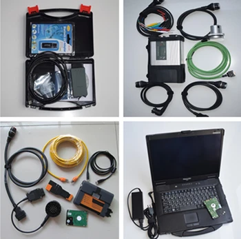 

3in1 MB Star C5 VAS5054A OKI odis6.2 icom forbmw with software in 2TB HDD win7 Used laptop i5 8g CF-52 Auto diagnose computer
