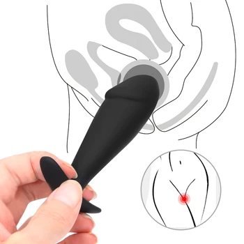 OLO Prostate Massage Portable Sex Toys For Women Men Gay Vagina Stimulate G-Spot Silicone Anal Plug Butt Plug 4