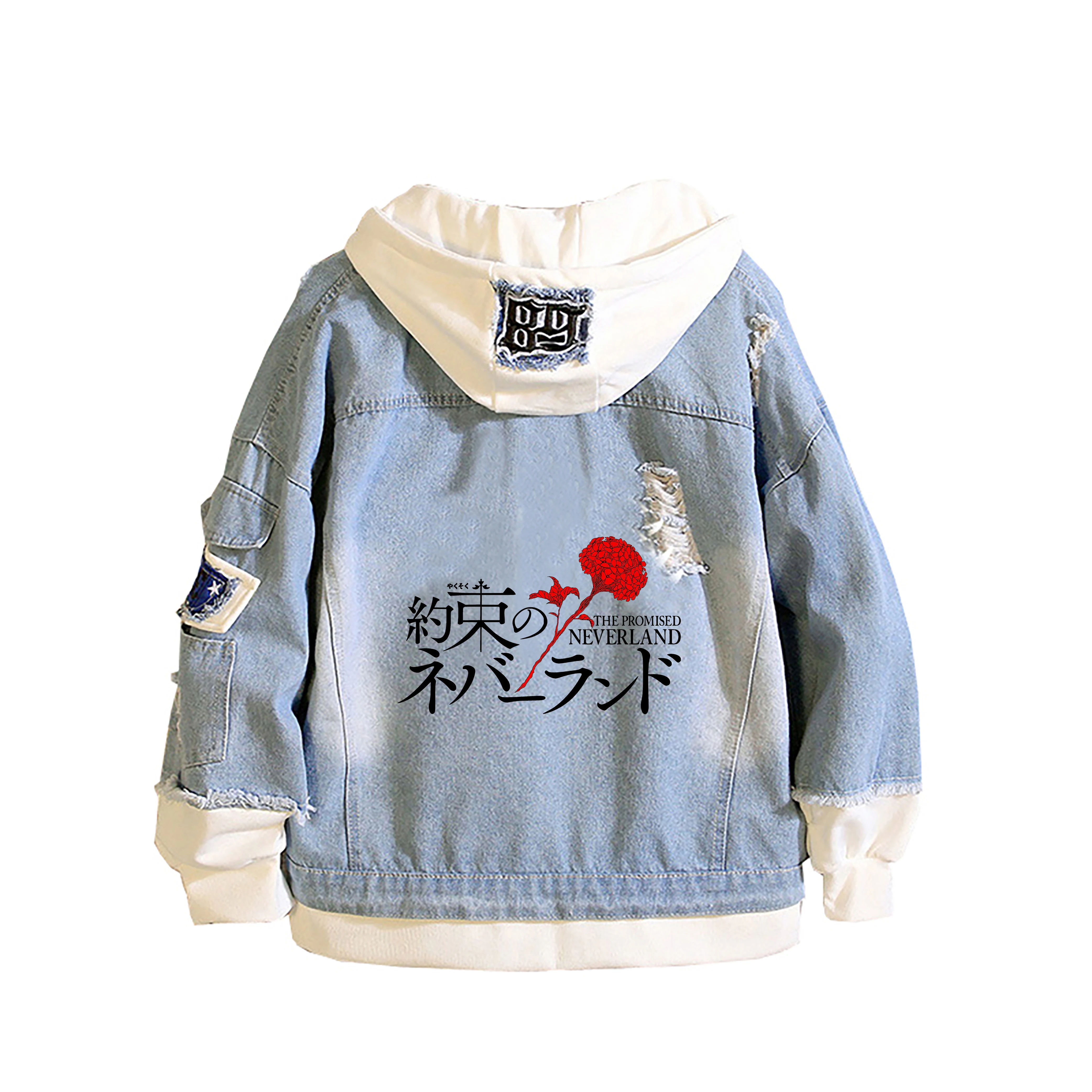 Neverland Anime Jeans Hoodies Fake 