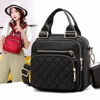 

Lightweight Waterproof Nylon Large Capacity Travel Bag Girl Shoulder Bag Ladies Casual Multifunctional Mini Backpack