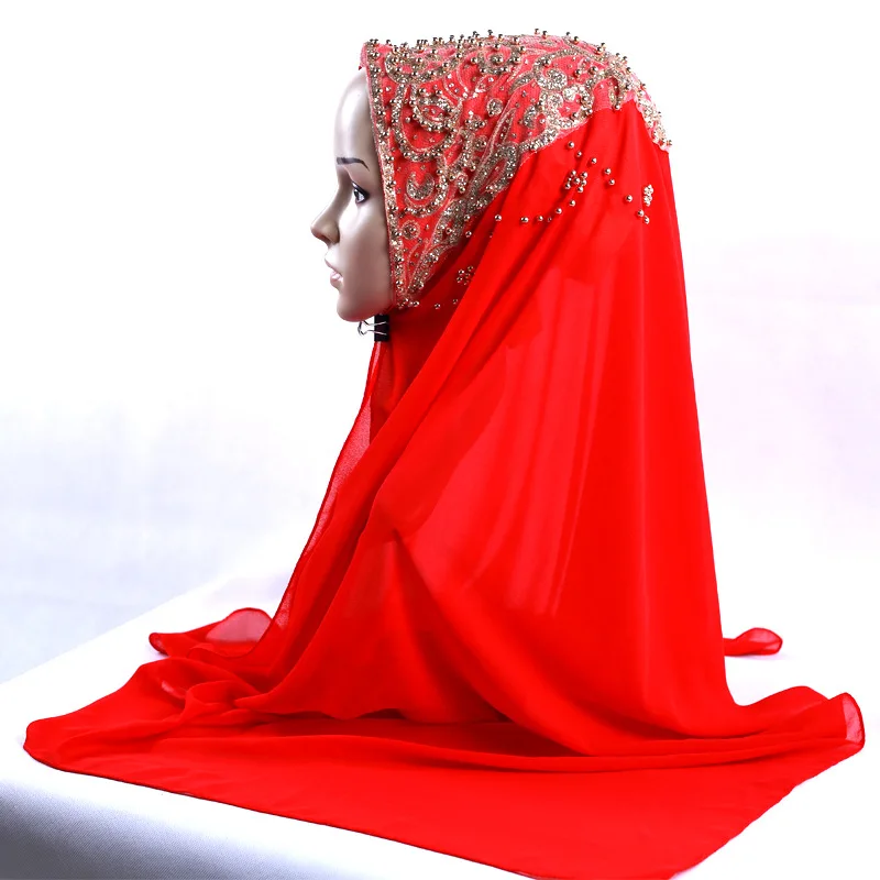 10 шт. с фабрики выбрать цвета исламский головной платок для старшего шифона длинный шарф для мусульманки 70*170 см