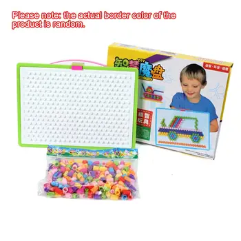 

Children Colorful Mushroom Puzzle Toy Wisdom Magic Boxed Insert Board Puzzle Toy Children Early Education Brain Game Toy