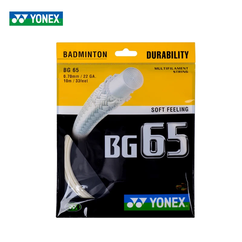 Профессиональные Струны для бадминтона Yonex 2020 100% Высококачественные BG65 66 Ultimate 80