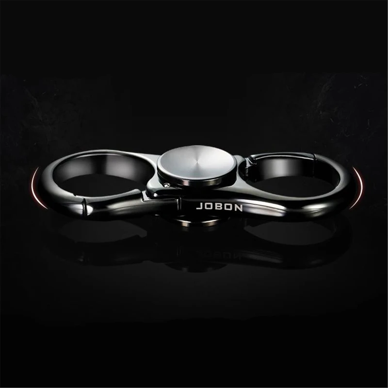 Fidget Spinner Hand Spinner Metal EDC Blue Car Key Chain Pendant Key Ring Handspinner Antistress Toys