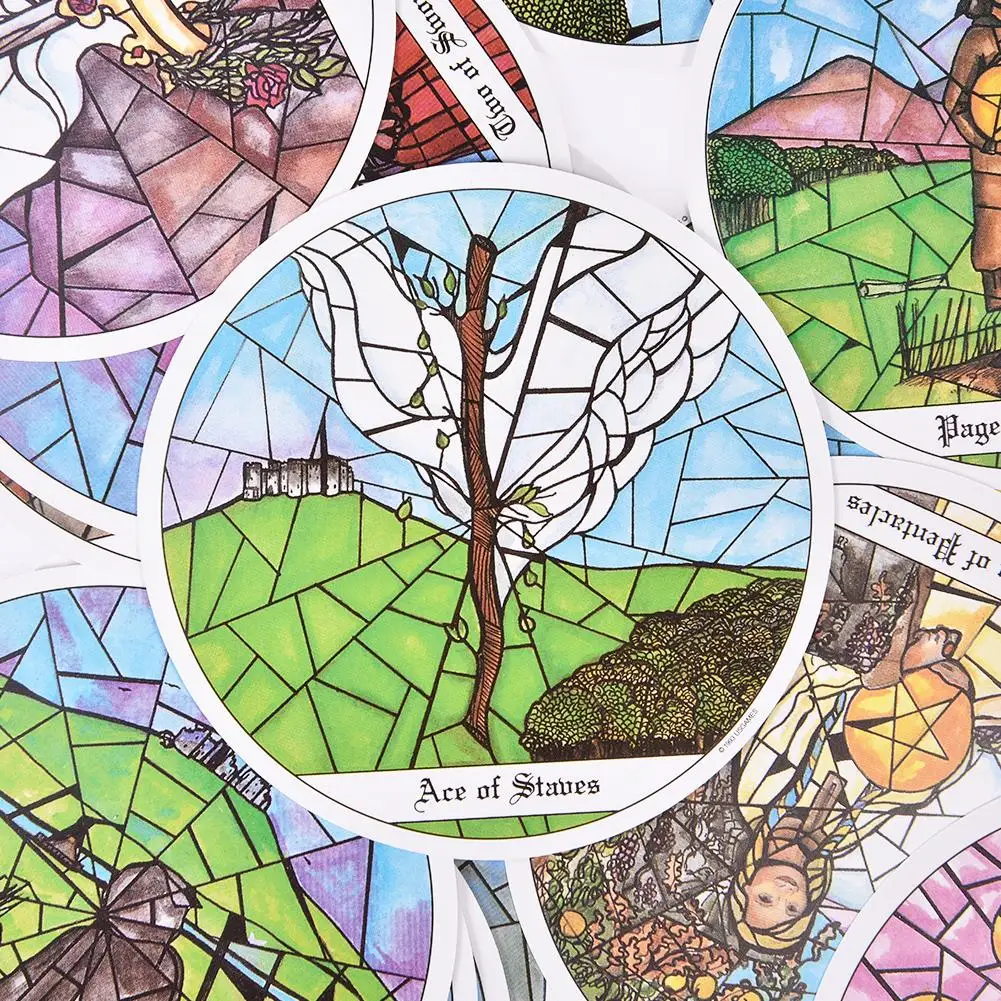 78 Pcs Cards Tarot Of The Cloisters Cards Board Game 1993 Round Card Playing Card Deck Games Entertainment For Family Party Gift 78 Pcs Cards Tarot Of The Cloisters Cards Board Game 1993 Round Card Playing Card Deck Games Entertainment For Family Party Gift