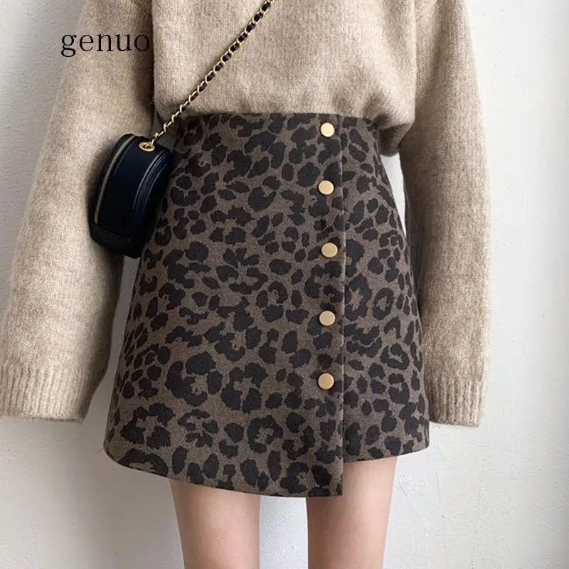 Multicolor Leopard Print Bodycon Mini A-line Skirt Casual Mid Waist Zipper Night Out Mini Skirts Women Autumn Elegant Skirt vansvans vans casual shoes vn0a5krd4w6 parisian night