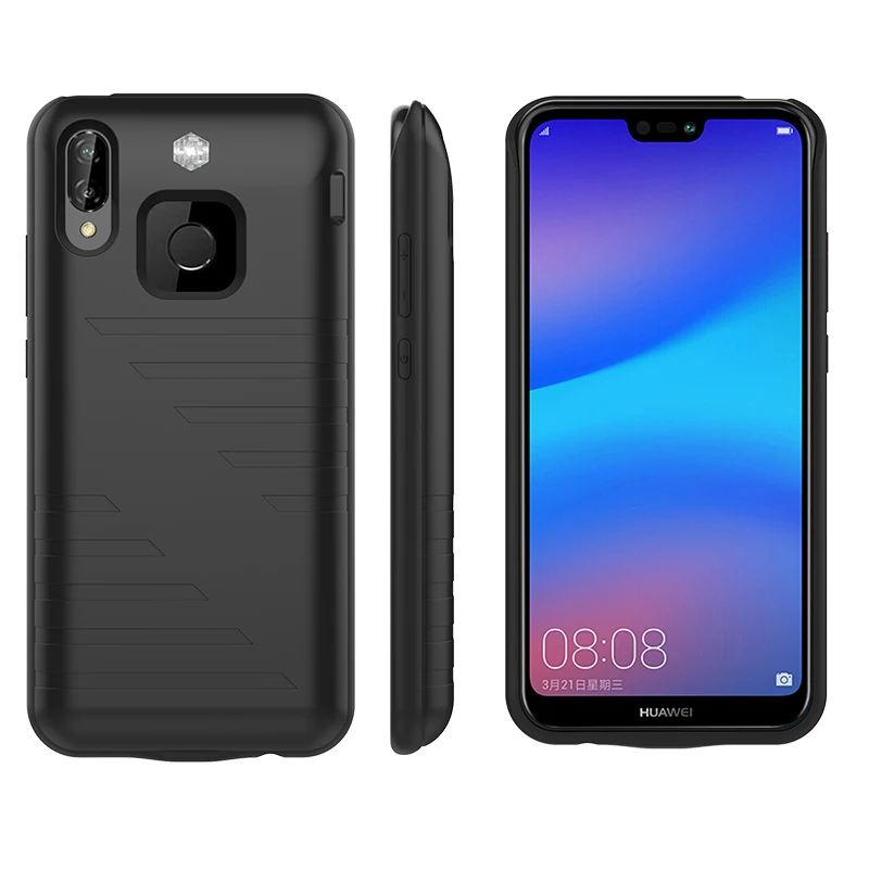 Чехол с зарядным устройством для аккумулятора 6800 мАч Huawei P20 Lite чехол резервным