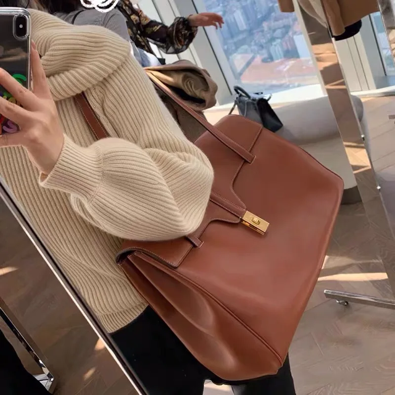 

casual women shoulder bags vintage big handbags designer luxury female bag lady large capacity totes simply flap purses 2020 sac