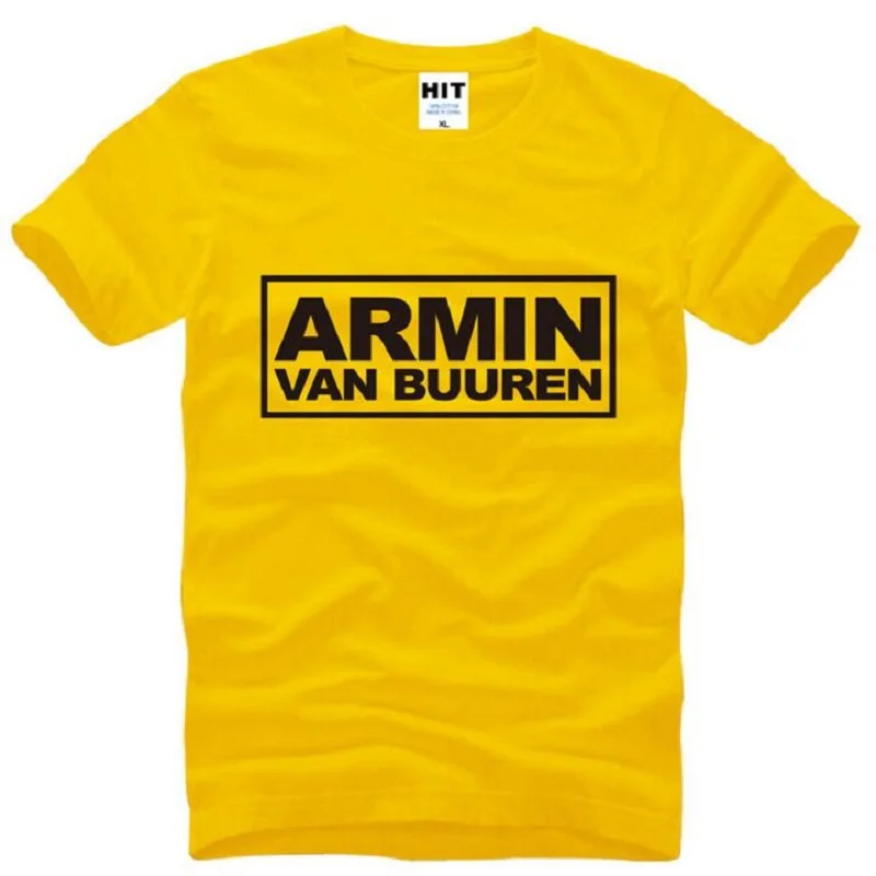 MC DJ Armin Van Buuren 남성용 프린트 티셔츠, 짧은 소매 o넥 면..