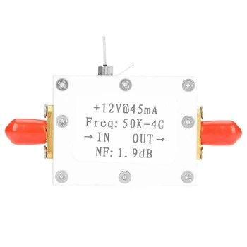 

Rf Broadband Amplifier LNA Low Noise 50K-4G High Gain 25DB @ 0.8G High Gain Flatness Rf Amplifier for a Wide Range of Shortwave