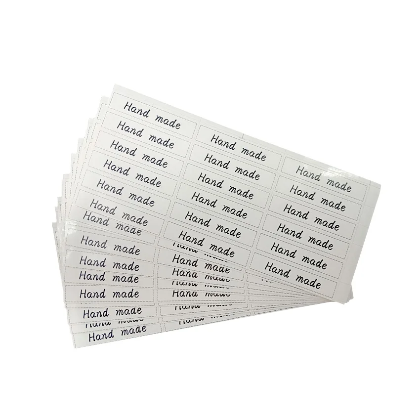 

180pcs/pack Long White Hand-made For Party And Happy Birthday Caking Sealing Sticker