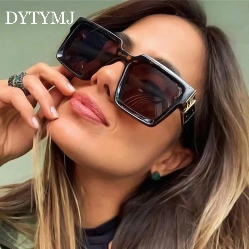 

DYTYMJ 2022 Retro Square Women Sunglasses Brand Designer Summer Styles Glasses Candy Colors Fashion Silver Mirror Shades Men