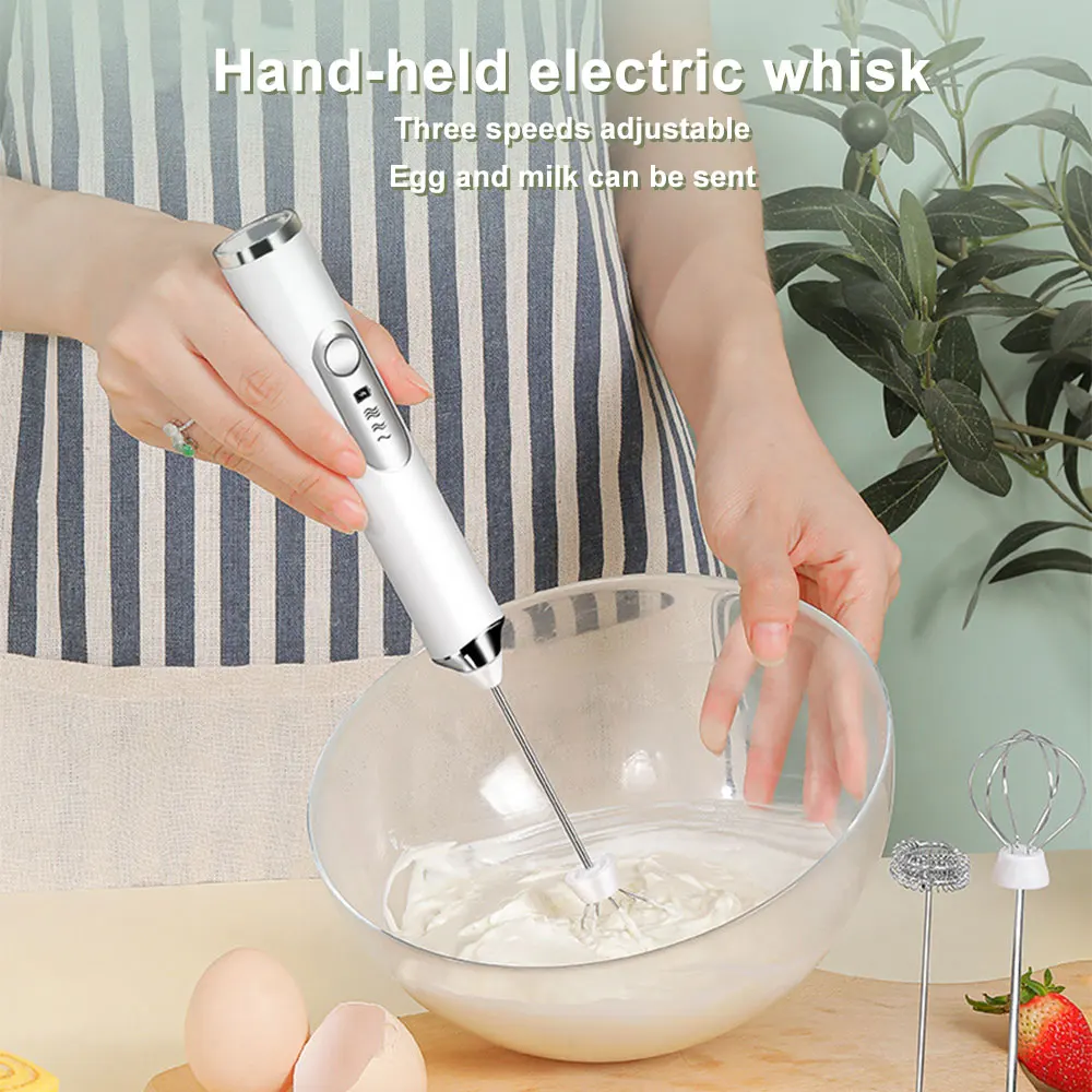 

Hand Held Household Egg White Cream Rotating Egg Beater Self Turning Cream Utensil Whisk Manual Mixer Kitchen Tool