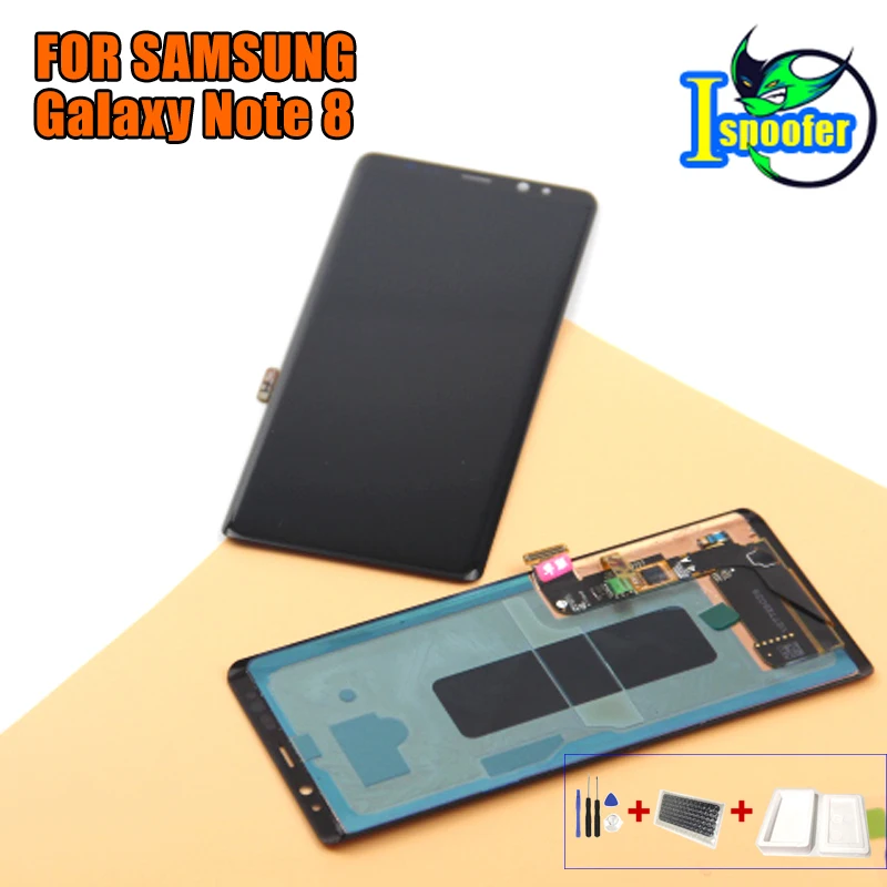 

AMOLED 6.3'' Display with Burn-Shadow LCD for SAMSUNG Galaxy Note8 N9500 N950F N900D N900DS LCD Touch Screen Digitizer