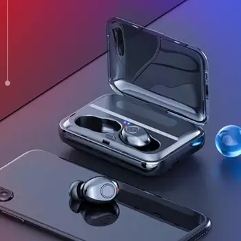 

F9-3 Wireless Bluetooth 5.0 Sport Headphone Hifi Stereo Deep Bass Earphone Noise Canceling Headset With Mic For IOS Android