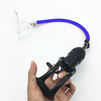 Manual Pump Enlarger Vagina Clitoris Sucker Nipple Stimulator Sucking Cup Vacuum Massager Sex Toys With Silicone Ring for Women 3