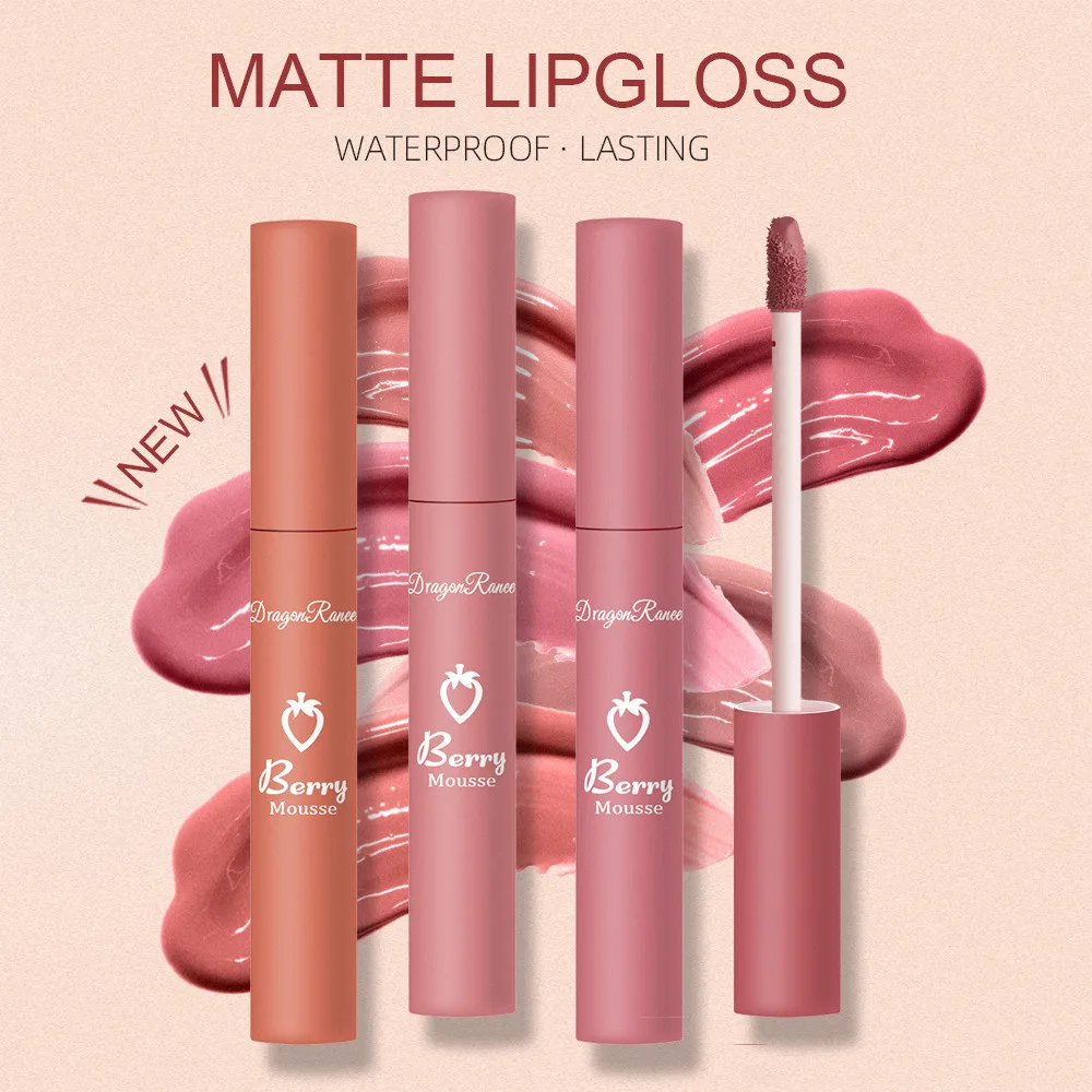 Liquid Lipstick Velvet Matte Lip Glaze Waterproof Not Easy To Fade Gloss Long Lasting Red Tint Beauty Cosmetics |
