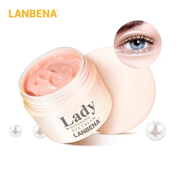 

LANBENA Lady Eye Whitening Cream Remove Dark Circle Puffiness Eye Cream Anti Wrinkle Aging Lifting Firm Fade Fine Line Skin Care