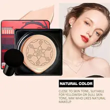 

Bb Air Cushion Moisturizing Foundation Mushroom Face Whitening Base Concealer Cc Brighten Makeup Cosmetic Oil-control M3d9